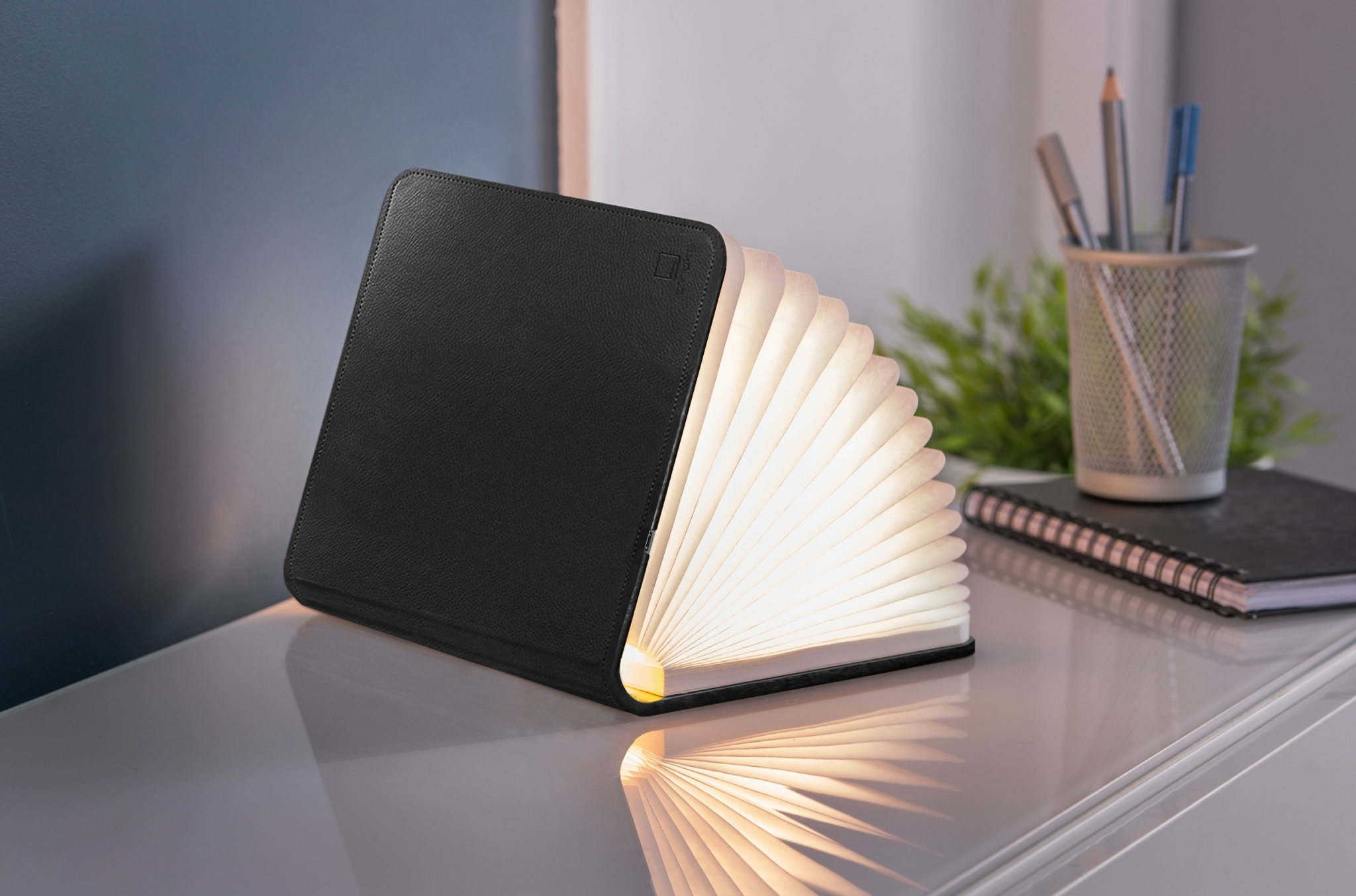 Small Black Smart Book Light Gifts & Homeware of Derby