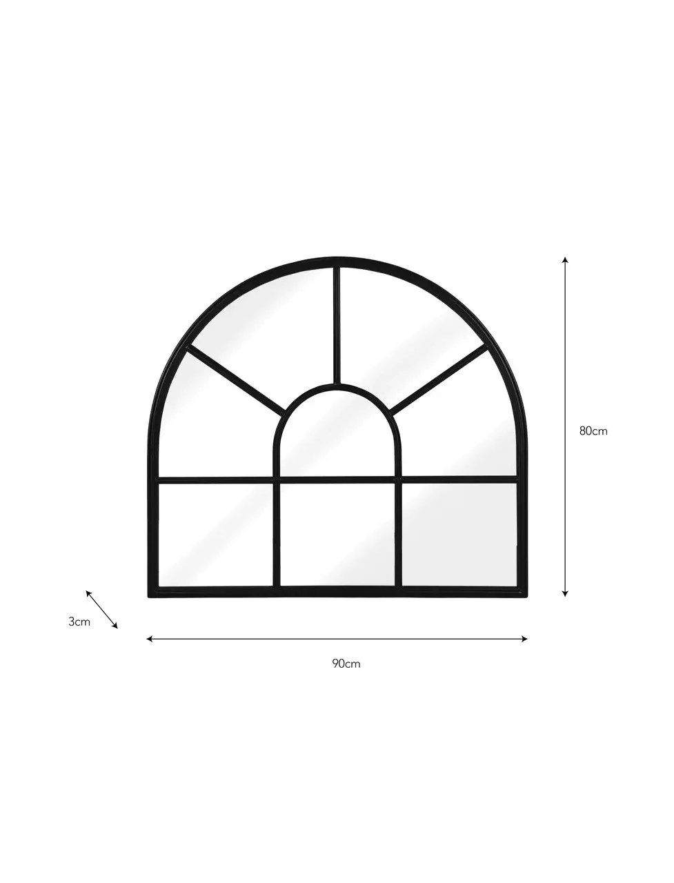 Fulbrook Arch Indoor and Outdoor Mirror of Derby