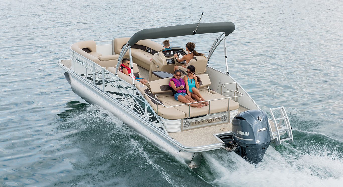 2018 SX25 Premium Swingback Pontoon Boats by Bennington
