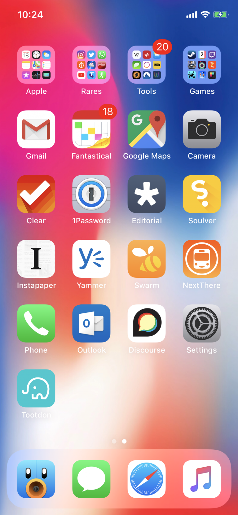 My iPhone X Home Screen Benny Ling's Bling