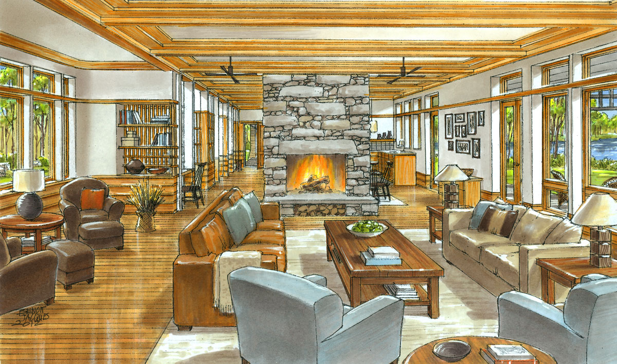 DI23 Les Cours MontRoyal Lounge Bar Benoit Jacques Designer