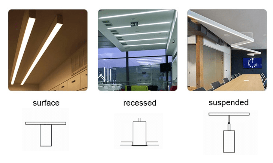 2ft 600mm 9W LED Linear Pendant Light Fixture BENORY INDUSTRIAL Co., Ltd