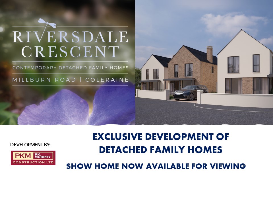 Riversdale Crescent, Millburn Road, Coleraine, New homes for sale in