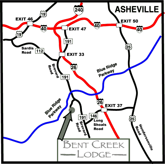 Directions To Arden Mall Asheville Bed and Breakfast Lodge Directions