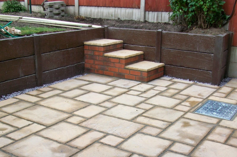 Concrete Wood Effect Sleeper Bentinck Fencing