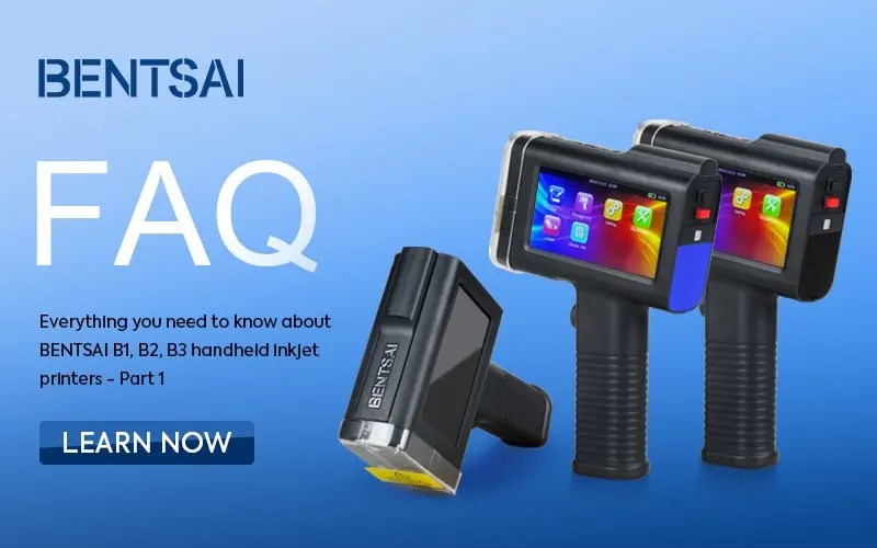 FAQ for BENTSAI BTHH6105B1, B2 and B3 Handheld Inkjet Printer