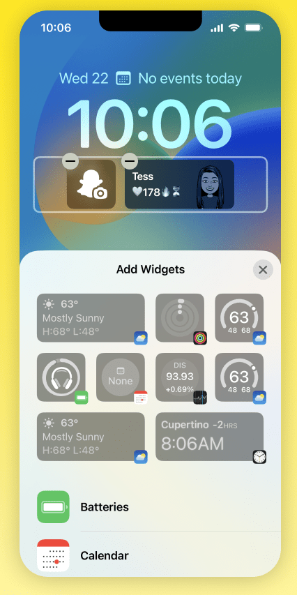 Snapchat Released 2 Great iOS 16 Lockscreen Widgets That Will Make Your