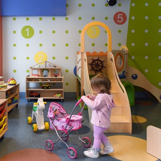 A new playroom for the Children’s Clinical University Hospital