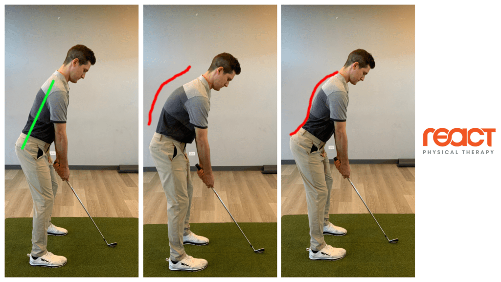 Golf Stance Alignment Two Common Golf Swing Faults React Physical