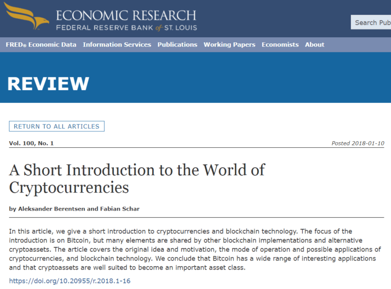 A Short Introduction to the World of Cryptocurrencies Kommentare zur