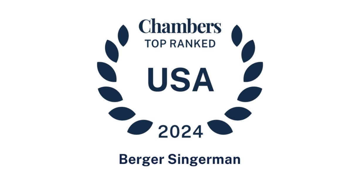 Berger Singerman Recognized by Chambers USA for TwentyFirst