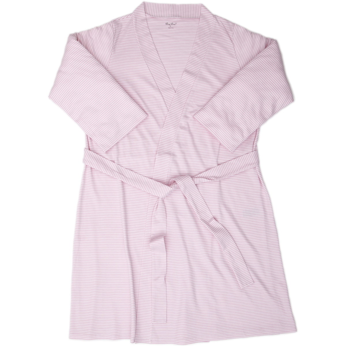 Kissy Kissy Stripes Adult Robe Pink Berings