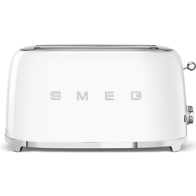 Smeg 4 Slice RetroStyle Toaster White Berings