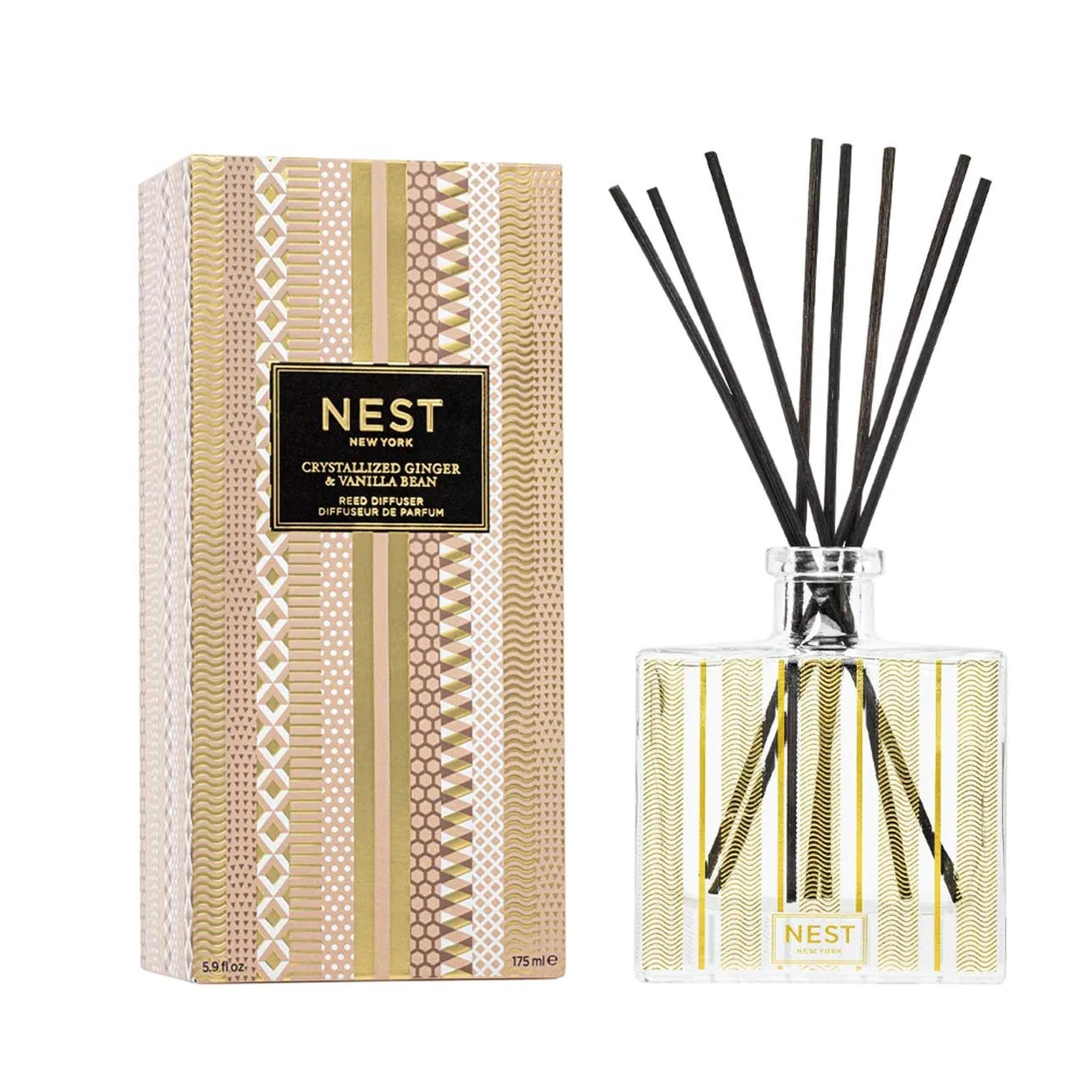 Nest Crystallized Ginger & Vanilla Bean Reed Diffuser Berings