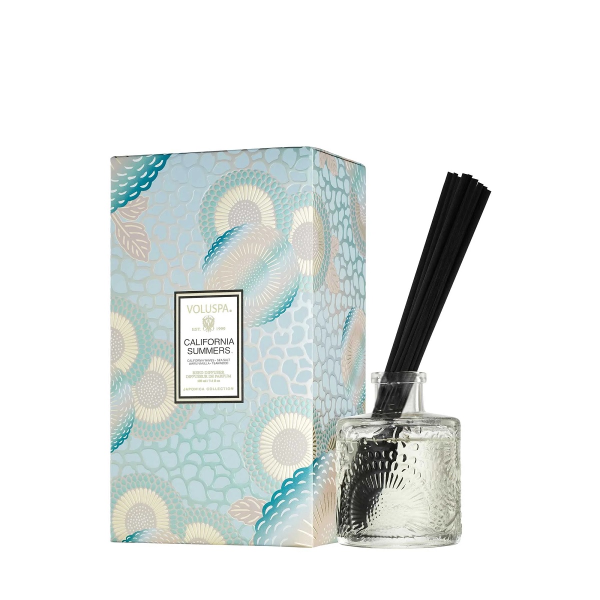 Voluspa California Summers Reed Diffuser Berings