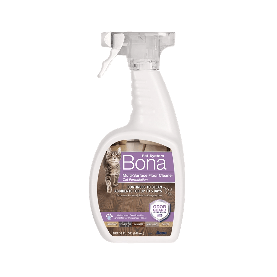 Bona Pet System MultiSurface Floor Cleaner Cat Formulation Berings