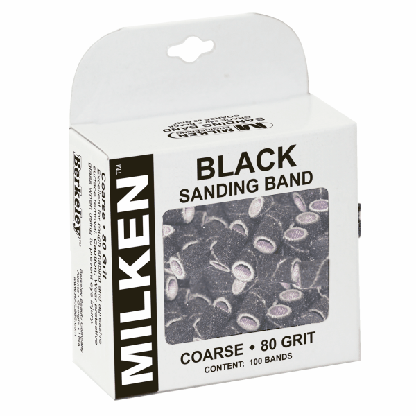 Berkeley Beauty Company Inc Milken Sanding Band Black Coarse