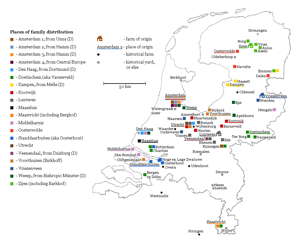 Achternamen Nederland Kaartoos Achternamen Nederland Kaart Duitsland Kaart