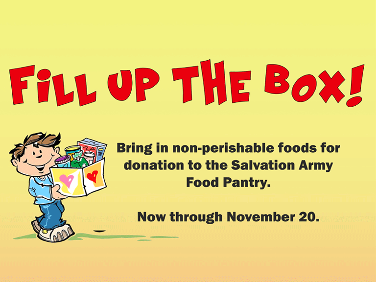 Food Drive to Benefit Salvation Army Berks County Public Libraries