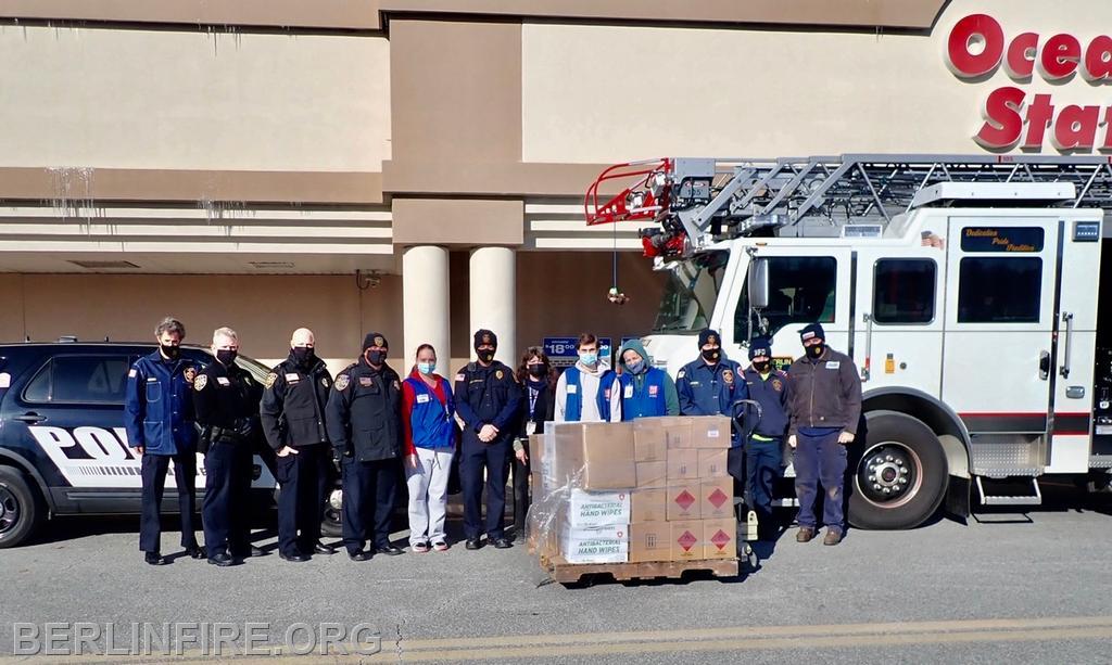 Ocean State Job Lot donation to the Town of Berlin Berlin Fire Department