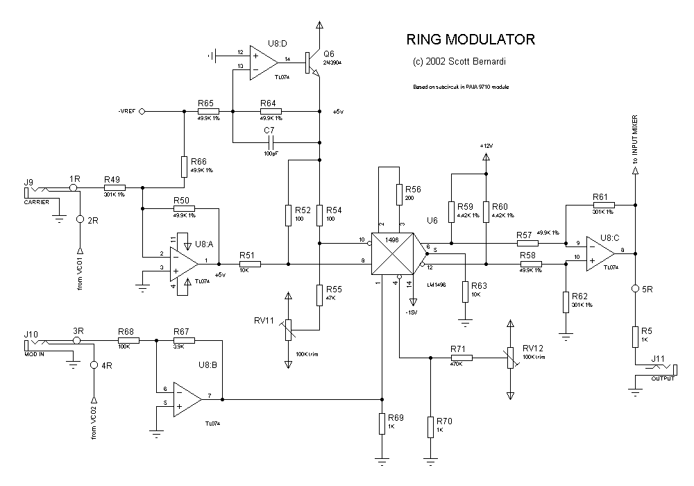 Lockbox Synth Ring Modulator Theory of Operation