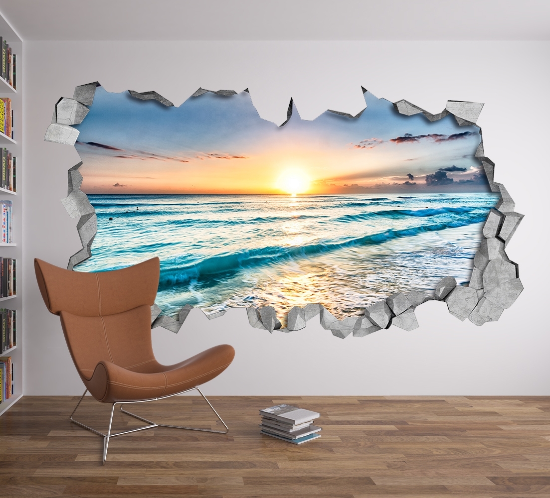 15 Collection of Beach 3d Wall Art