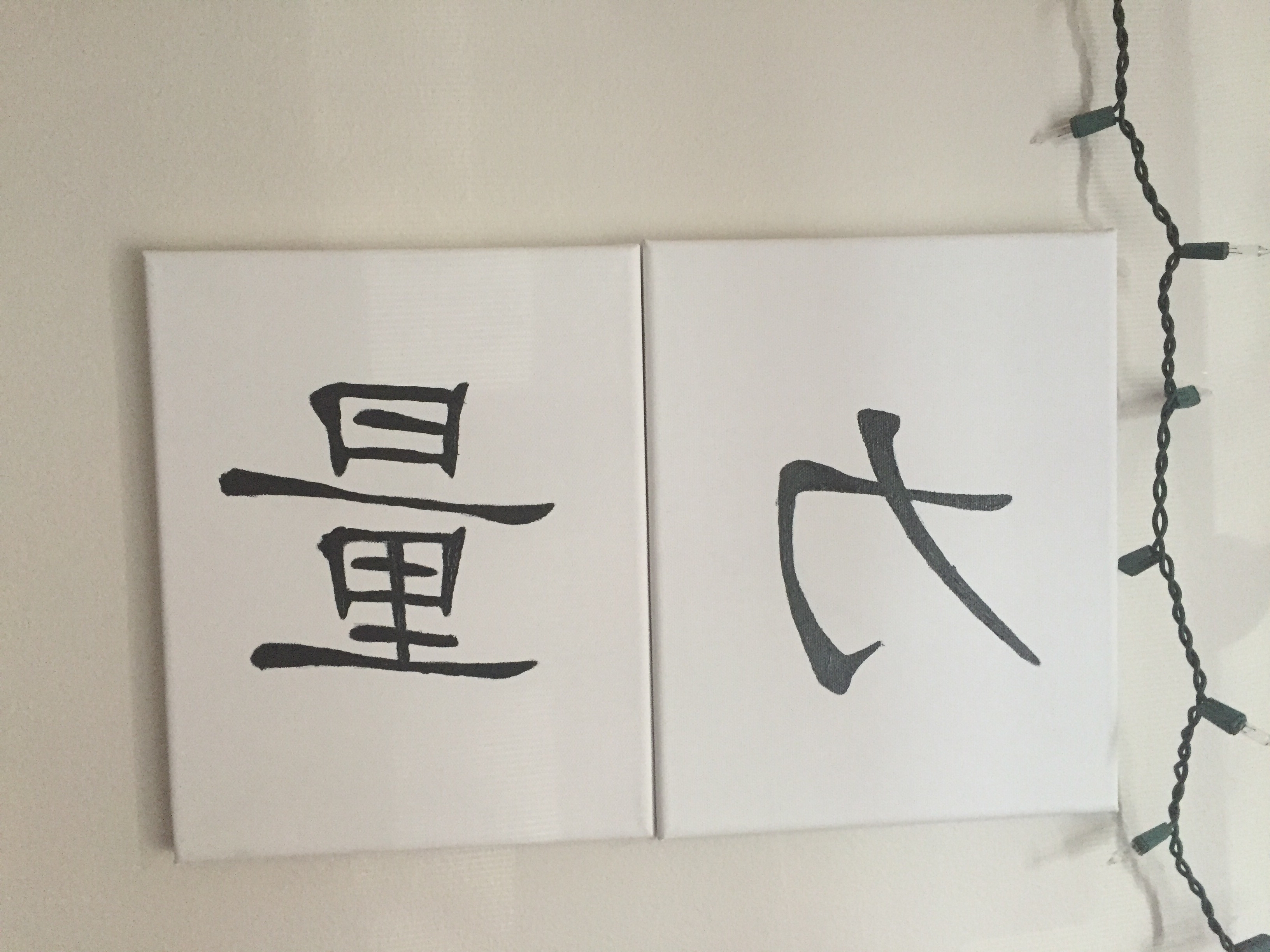 15 Collection of Chinese Symbol Wall Art