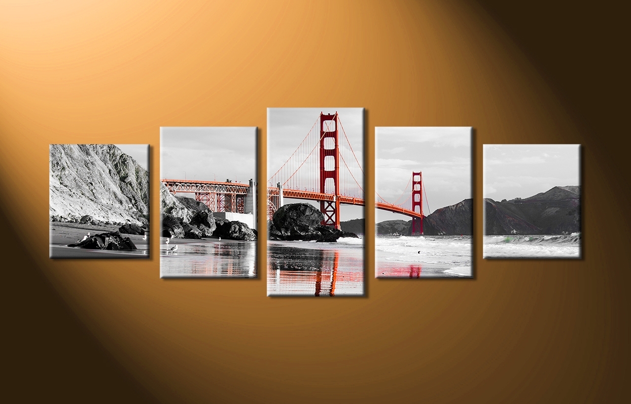 2024 Popular Kohls 5 Piece Canvas Wall Art