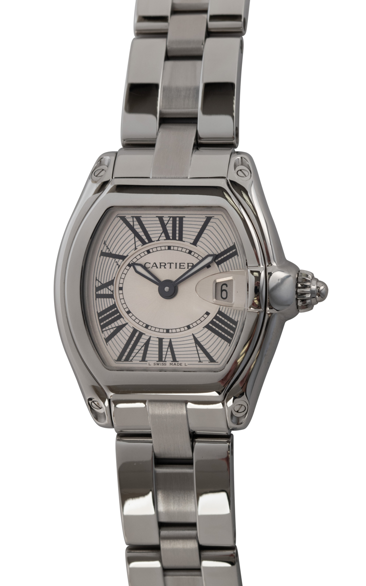 Cartier Ladies Roadster W62016V3 SOLD OUT silver dial on