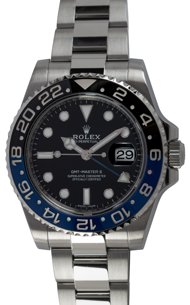 Rolex GMTMaster II BLNR 'Batman' 116710BLNR SOLD OUT black dial