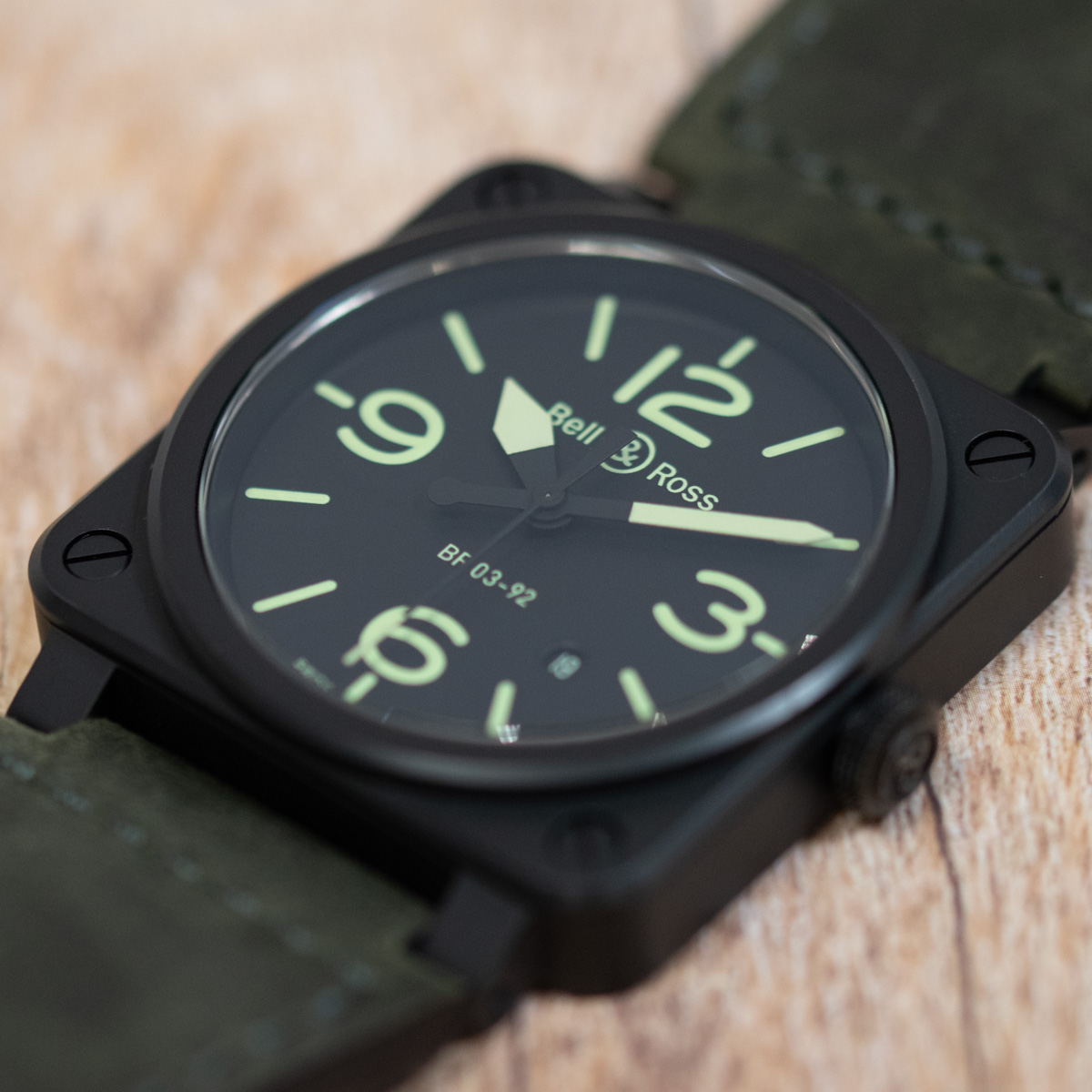 Bell Ross - BR 03-92 NIGHTLUM : BR03-92 Nightlum : SOLD OUT : black dial