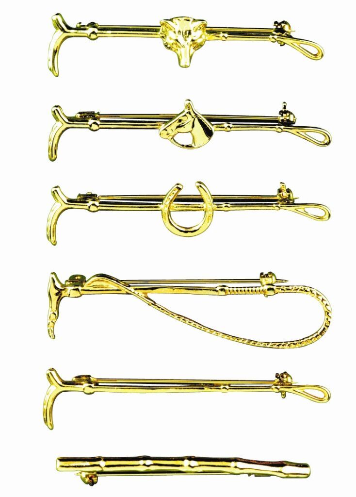 Gold Plated Stock Pin Berney Bros. Ireland