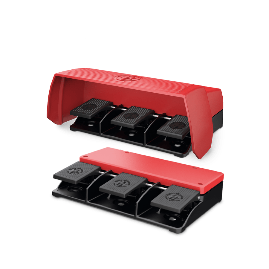 F3 Triple Pedal Foot Switch Bernstein Switch Systems
