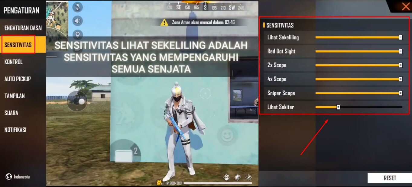 √ MUDAH! Cara Setting Auto Aim Free Fire (FF) Terbaru 2021