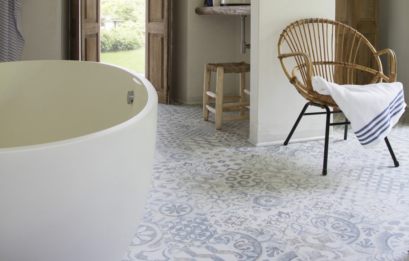 Laminat für einen warmen, wasserbeständigen