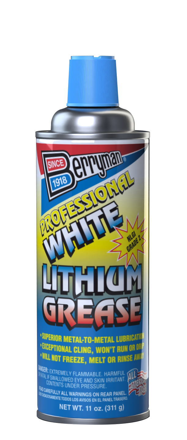 Auto Lubricants, White Lithium Grease, Silicone Spray Berryman Products