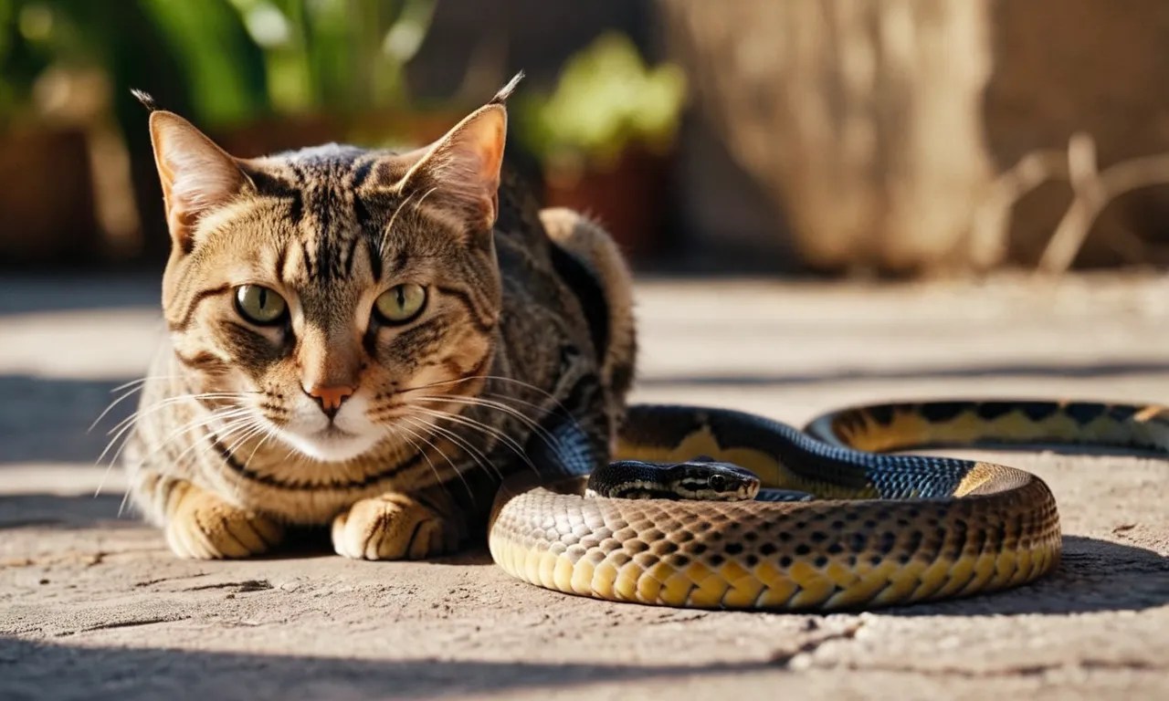 Are Snakes Afraid Of Cats? A Detailed Look At Snake And Cat