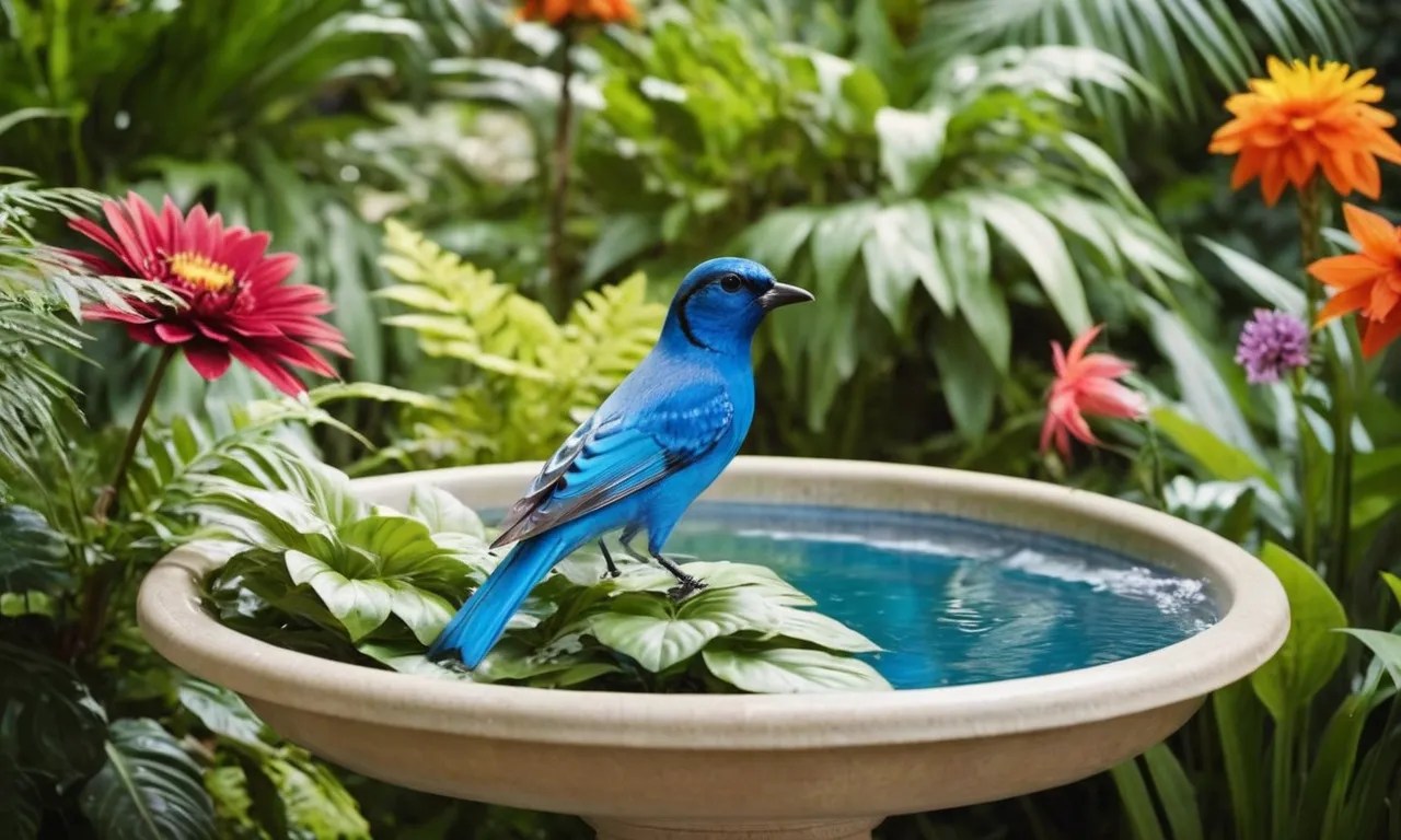 What Is The Best Color For A Bird Bath? Berry Patch Farms