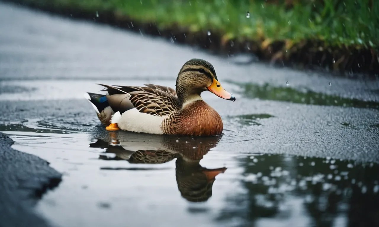 Do Ducks Like The Rain? Berry Patch Farms