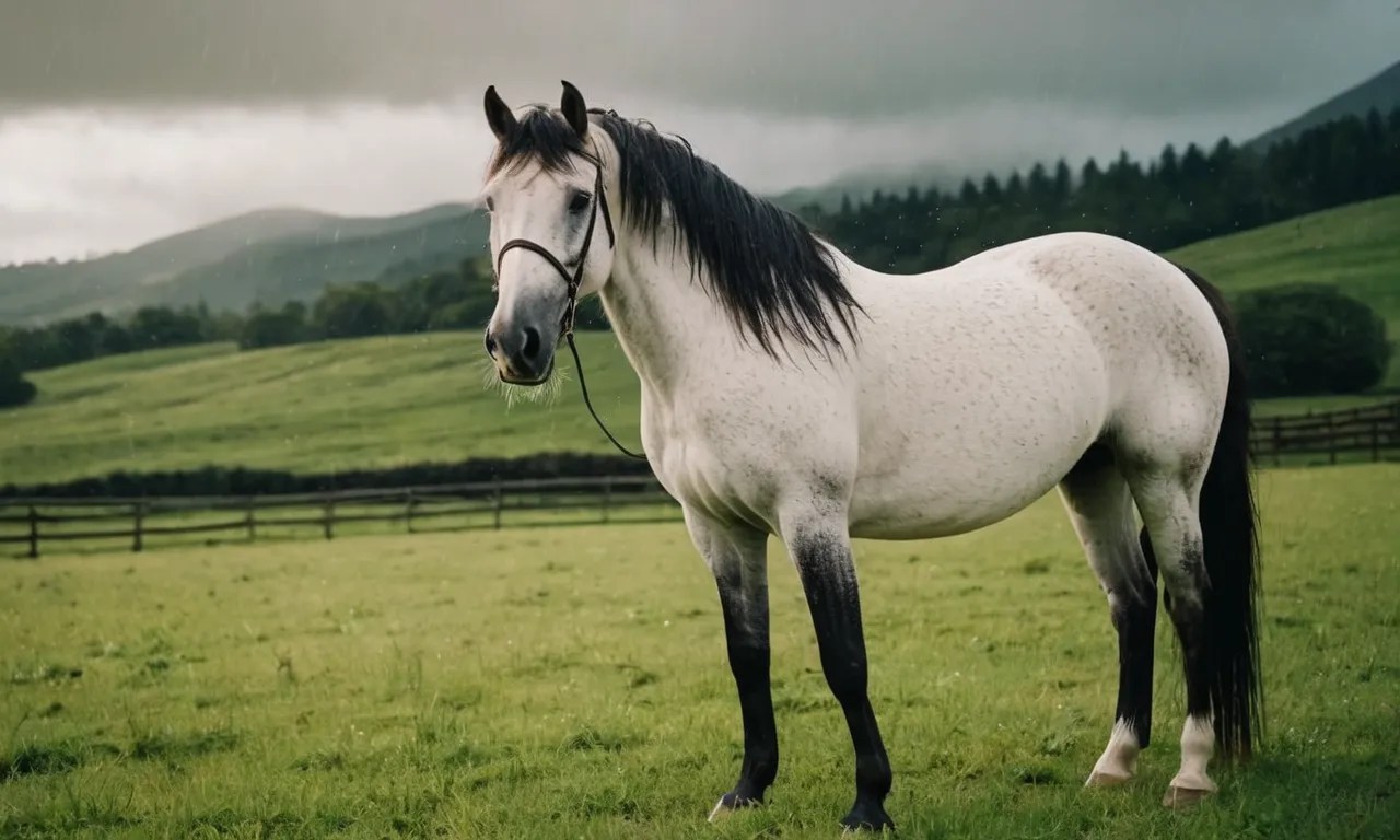 Do Horses Like The Rain? Berry Patch Farms
