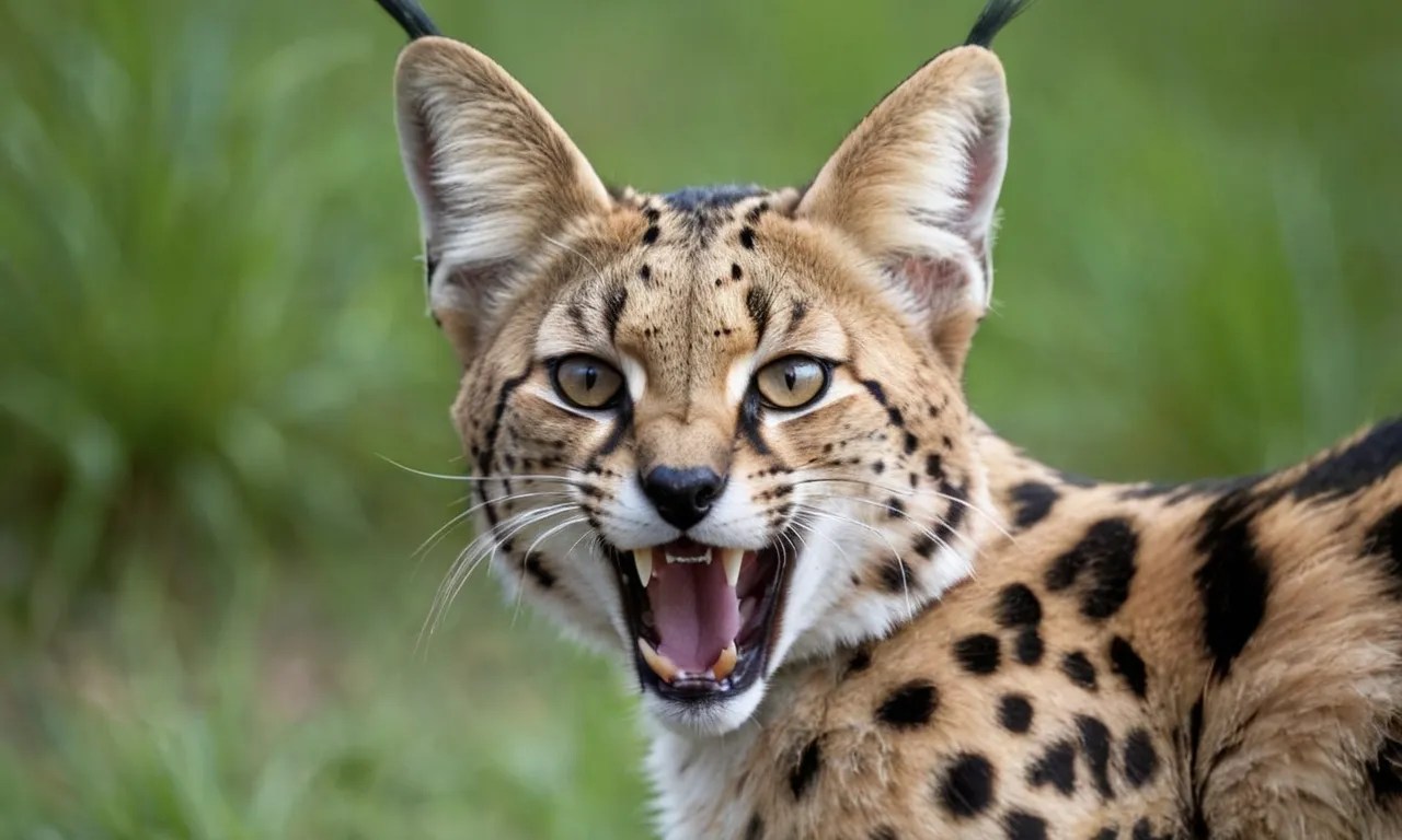 Why Do Servals Hiss? A Detailed Look At This Wild Cat'S Defensive