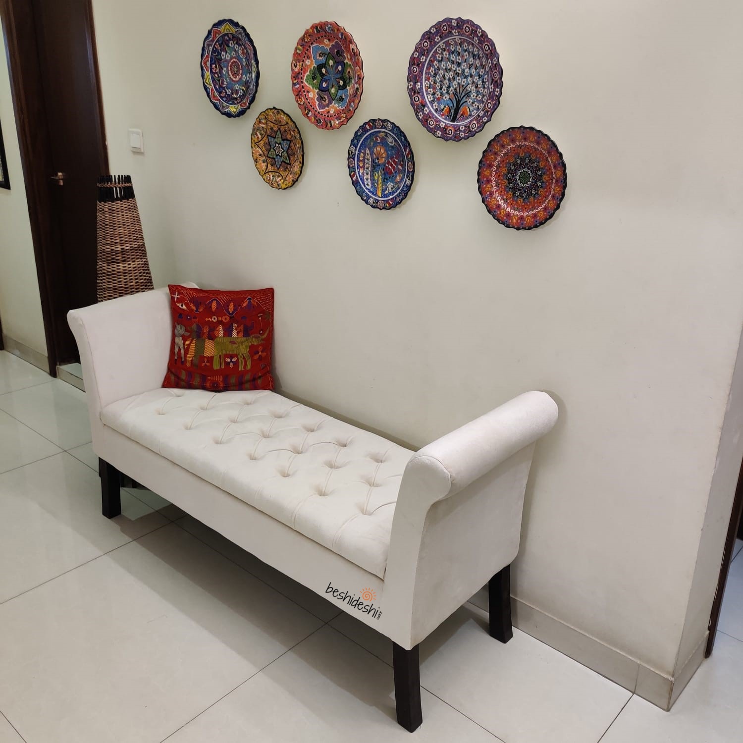 Modern sofa with usable storage facility