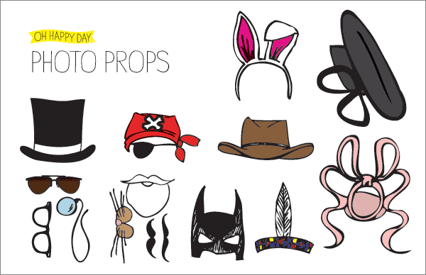 10 FREE Photo Booth Prop Printables! - Bespoke-Bride: Wedding Blog