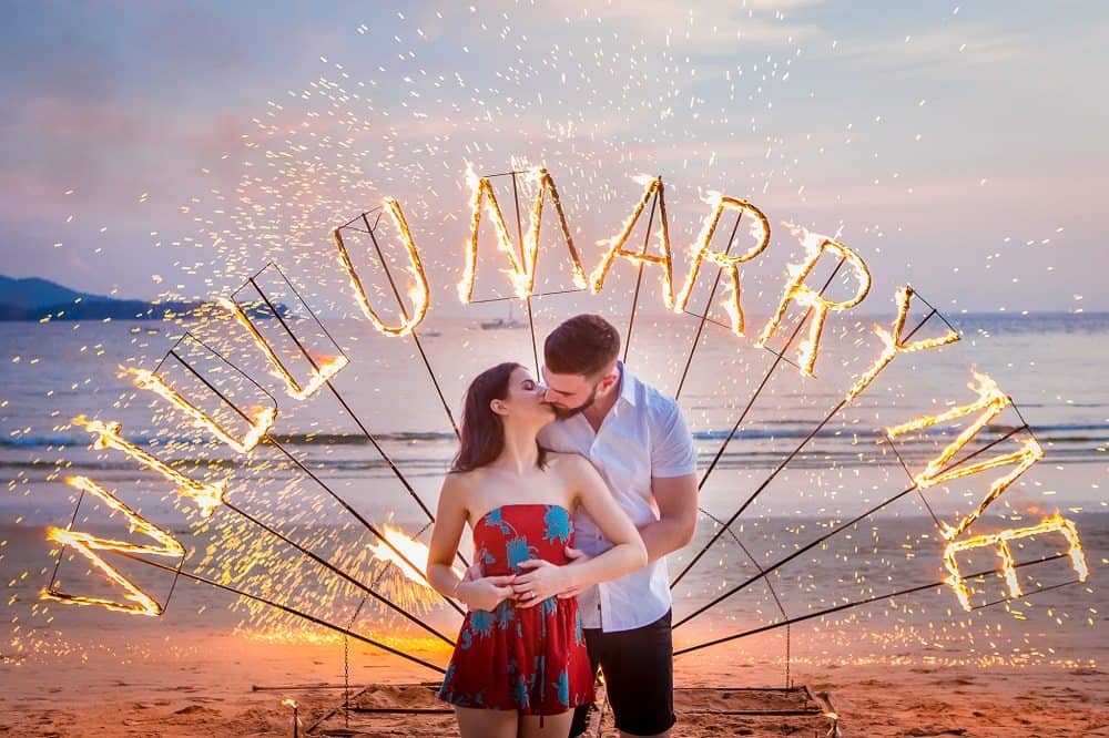 Heiratsantrag Zuhause Machen