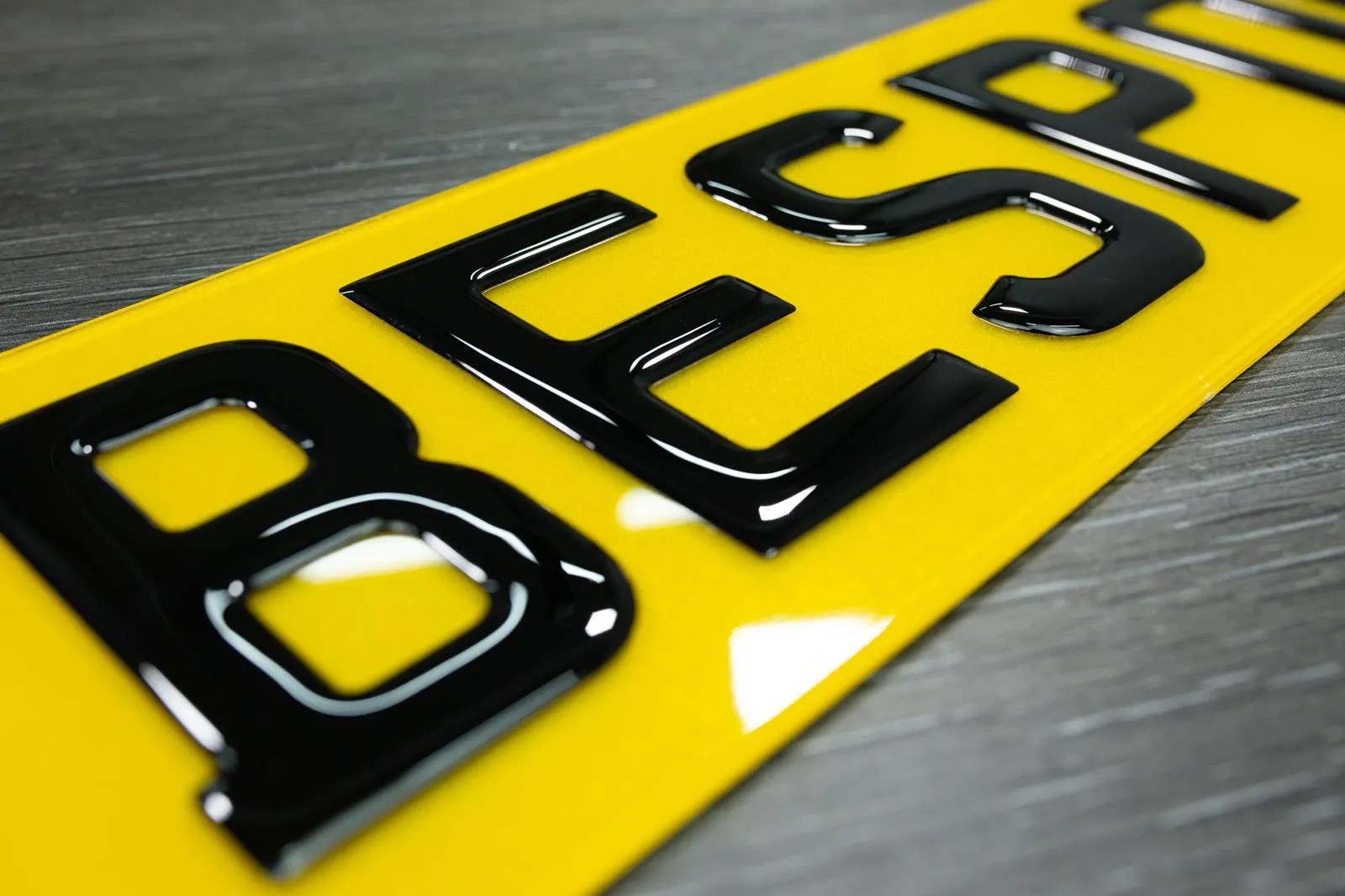 Buy Quality 3D Number Plates Bespoke Plates