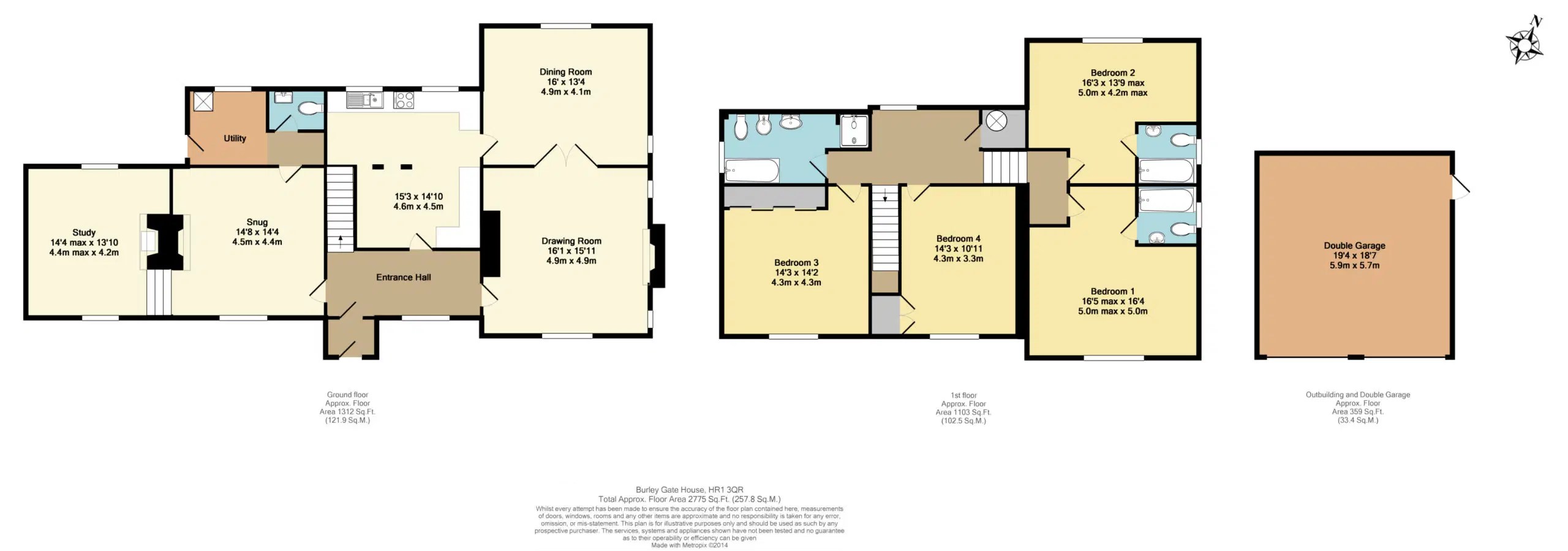 Burley Gate House, Burley Gate, HR1 3QR Bespoke Property