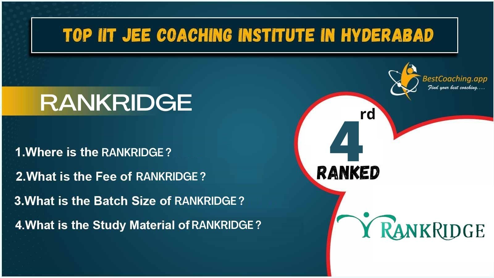 Best 10 IIT JEE Coaching Institute In Hyderabad