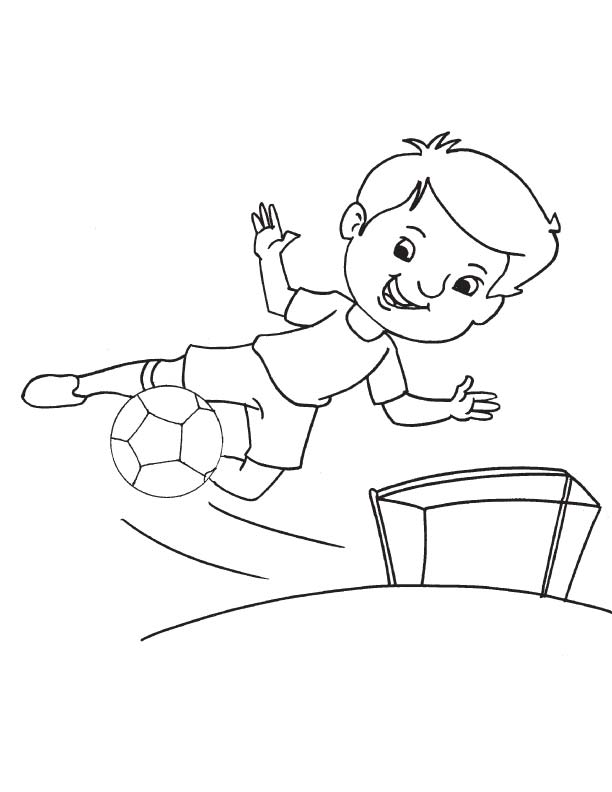 Soccer Football Coloring Pages for kids Free and easy print or.