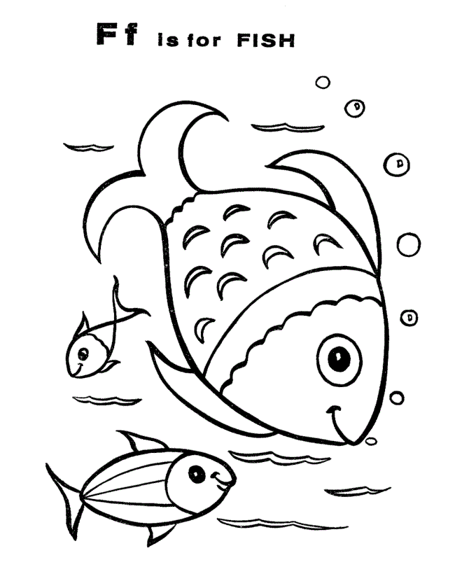 Free Printable Fish Coloring Pages For Kids