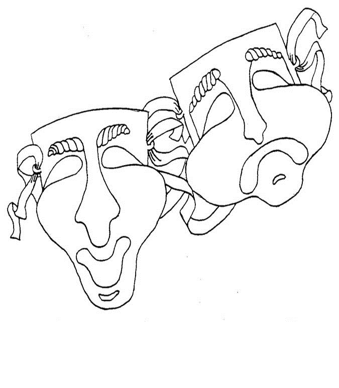 Free Printable Christmas-Theme Face Mask Coloring Pages